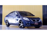 2012 Nissan Almera 1.2 E Pure Drive CVT AT สีน้ำเงิน เกียร์ออโต้ มือแรกออกห้าง สีเดิมเต็ม100 น็อตไม่ขยับ รูปที่ 2